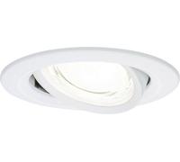 Paulmann 92453 Spot encastré LED Nova Coin rond 84mm 50° 2,8W 505lm 230V 4000K Blanc dépoli