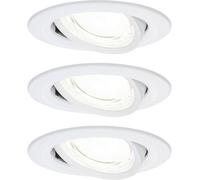Paulmann 92455 Nova Coin Luminaire à LED encastrable jeu de 3 LED 2.8 W blanc mat