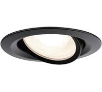 Paulmann Spot encastré Nova Plus 92460 – IP65 orientable rond 93 mm noir mat alu-zinc – sans ampoule