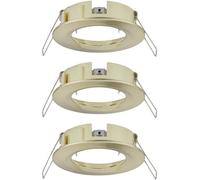 Paulmann 92483 EBL Choose Collerette jeu de 3 10 W laiton (brossé)