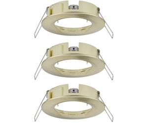 Paulmann 92483 EBL Choose Collerette jeu de 3 10 W laiton (brossé)