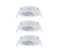 Paulmann 92486 EBL Choose Collerette jeu de 3 10 W blanc