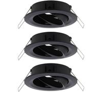 Paulmann 92487 EBL Choose Collerette jeu de 3 10 W noir (mat)