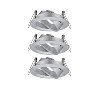 Paulmann 92490 spots encastrés LED Choose spot orientable max. 3x10 watts spot encastré pour plafond Alu tourné lampe encastrée Alu