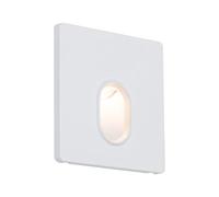Paulmann 92922 spots encastrés LED encastré mural carré incl. 1x1,7 watts projecteurs encastrés Blanc dépoli spot plastique lampe encastrée 2700 K