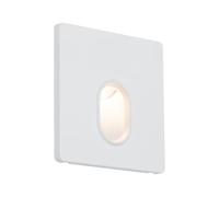 Paulmann 92922 spots encastrés LED encastré mural carré incl. 1x1,7 watts projecteurs encastrés Blanc dépoli spot plastique lampe encastrée 2700 K