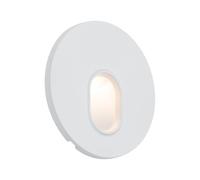 Paulmann 92924 Applique encastrée LED ronde avec 1x1,1 Watt spot encastré blanc spot plastique lampe encastrée 2700 K