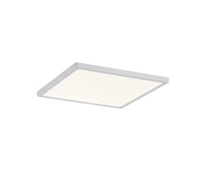 Paulmann 92938 Panneau LED Areo carré incl. 1x8 watts IP44 gradable éclairage de plafond Blanc dépoli plafonnier plastique éclairage de salon 3000 K