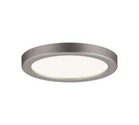 Paulmann 92948 Panneau LED Areo rond incl. 1x5 watt plafonnier nickel mat plafonniers matière plastique lampe de salon 3000 K