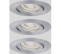 Paulmann Spot encastré LED Easy Dim Nova Mini Plus orientable Ø66mm 3x4,2W 2700K gradable Alu