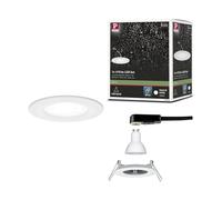 Paulmann 92978 spots encastrés LED Nova rond incl. 1x6,5 watts projecteurs encastrés Blanc dépoli spot Alu zinc lampe encastrée 4000 K GU10
