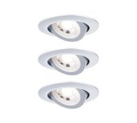 Paulmann 92986 EBL 3stepdim Luminaire à LED encastrable jeu de 3 6 W chrome