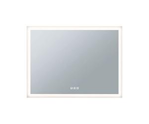 Paulmann 930.13 HomeSpa 93013 Miroir Lumineux LED Mirra Tactile IP44 800 x 600 mm Interrupteur carré avec 1 x 22 W chromé, Blanc 2700 K-6500 K, Métal Acrylique, ▭ 800x600mm
