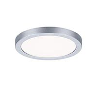 Paulmann 93037 Spot encastré LED Areo VariFit IP44 Blanc neutre 118 mm rond incl. 1x6,5 Watt chrome mat Plafonnier matière plastique 4000 K