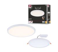 Paulmann 93050 Panneau LED spots encastrés Areo VariFit IP44 gradable sur 3 niveaux 230 mm rond incl. 1x16 watts gradable Blanc plastique 3000 K