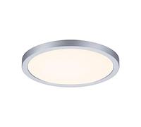 Paulmann 93051 Panneau LED spots encastrés Areo VariFit IP44 gradable sur 3 niveaux 175 mm rond incl. 1x13 watts gradable Chrome mat plastique 3000 K