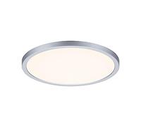 Paulmann 93052 Panneau LED spots encastrés Areo VariFit IP44 gradable sur 3 niveaux 230 mm rond incl. 1x16 watts gradable Chrome plastique 3000 K