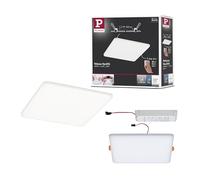 Paulmann Panneau LED encastrable Veluna VariFit 185x185 mm carré IP44 4000K gradable sur 3 niveaux