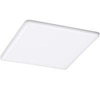 Paulmann 93066 Panneau LED spots encastrés Veluna VariFit IP44 gradable sur 3 niveaux 215x215 mm carré incl. 1x22 plafonnier Satin plastique 4000K