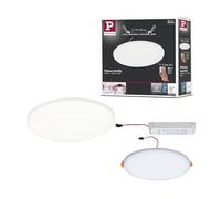 VariFit Panneau encastré LED 3-Step-Dim Veluna IP44 rond 185mm 17,5W 1400lm 4000K Satiné gradable