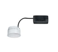 Paulmann 93070 Nova spots encastrés LED Module Coin rond 3 niveaux d’intensité 50mm 6W 470lm 230V 2700K Satin rond gradable Spot plafond plastique