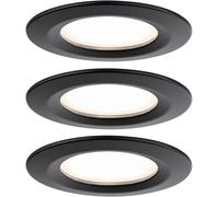 Paulmann Luminaire encastrable LED Set Nova Plus 93081 – 18 W Noir