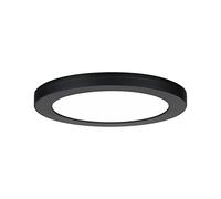 Paulmann 93097 panneau LED panneau encastré 2 en 1 Cover-it 225 mm rond incl. 1x16,5 watts blanc lumière du jour Noir synthétique plafonnier 4000 K