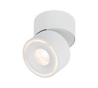 Paulmann 93373 Plafonnier LED encastrable en forme de spirale 78 mm avec 1 x 8,0 W Blanc chaud mat 3000 K