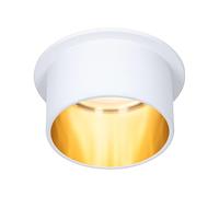 Paulmann Luminaire encastrable 93380 – LED intégrée 6,5 W – blanc mat, or