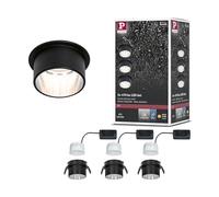 Paulmann Luminaire à LED encastrable 93383 19,5 W Noir Fer