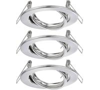 Paulmann 93391 Luminaire à LED encastrable GU10 fer (brossé)