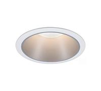 Paulmann 93398 Luminaire à LED encastrable LED GU10 10 W blanc mat, argent