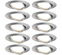 Paulmann 93399 Luminaire à LED encastrable LED GU10 fer (brossé)