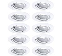 Paulmann 93400 Luminaire à LED encastrable jeu de 10 LED GU10 blanc