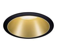 Paulmann 93403 Cole Coin Spot encastrable LED 6 W noir, or