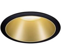 Paulmann Spot encastré Cole 93403 - 1x6,5W dimmable Noir/Doré mat 2700K