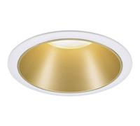 Paulmann 93405 Cole Coin Luminaire à LED encastrable LED 6 W blanc, or