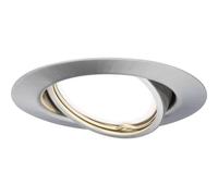 Paulmann 93412 Base Spot encastrable LED GU10 5 W fer (brossé)