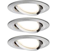 Spot encastrable - PAULMANN - Nova 93447 - 3 LED - 19.5 W - Aluminium brossé