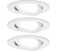 Paulmann 93449 Nova Spot encastrable jeu de 3 LED LED 18 W blanc mat