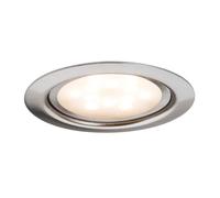Paulmann Luminaire encastrable LED Micro Line 93553 3x4,5 W Acier brossé Jeu de 3