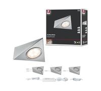 Paulmann Luminaire LED 935.72 – 3 LED 8,4 W, blanc chaud, fer brossé