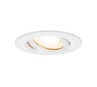 Paulmann 93661 Encastrés Premium Nova, IP65, orientable, max. 1x35W, GU10/GU5,3, 51mm, Blanc/Alu