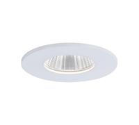 Paulmann Spot encastré LED Calla fixe IP65 rond 80 mm 7W 370 lm 230V 4000K Blanc dépoli