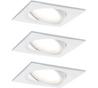 Paulmann 93678 Luminaire à LED encastrable jeu de 3 18 W blanc mat