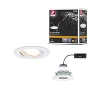 Paulmann Spot encastrable Nova Plus – LED 6 W IP65 pour salle de bains, blanc mat