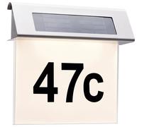 Paulmann 93765 Eclairage solaire pour numéro de maison 0.2 W blanc chaud acier