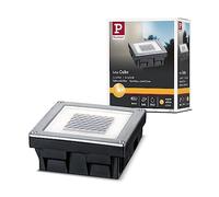Paulmann Lampe solaire encastrable Cube 0,24 W acier inoxydable transparente