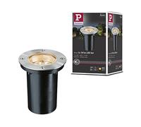 Paulmann Encastré de sol LED rond 110 mm IP67 2700K 1,2W 230V Acier inoxydable