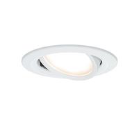 Luminaire à LED encastrable LED intégrée Paulmann Coin Slim 93876 N/A 6 W blanc mat